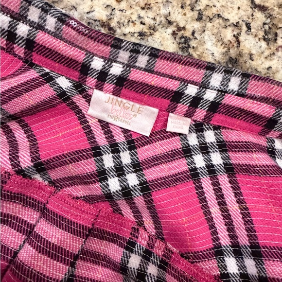 Belle by Kim Gravel Women's Jacket Sz XL Sequin Plaid Lumberjill Pink - Picture 3 of 5